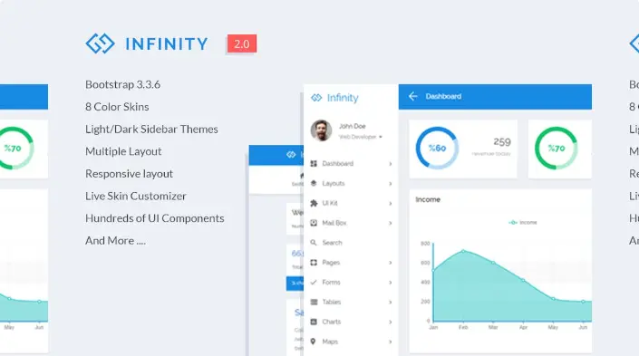 Infinity – Responsive Web App Kit
