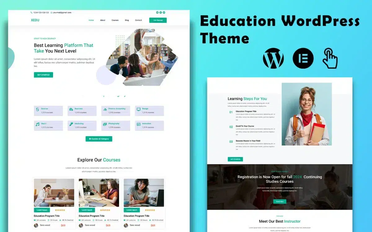 Xedu – Education WordPress Theme Xedu – Education WordPress Theme