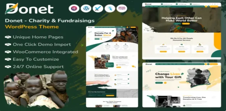 Donat – Charity & Fundraising WordPress Theme