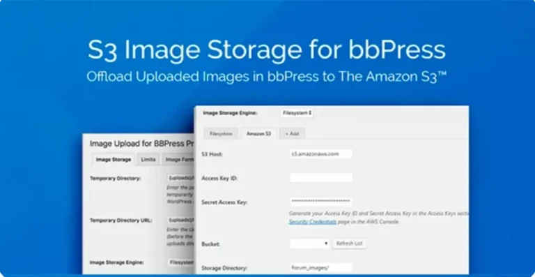 S3 Image Storage for bbPress