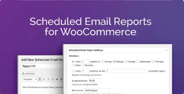 Scheduled Email Reports for WooCommerce
