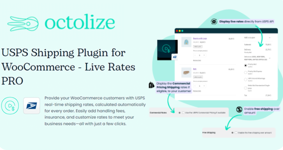 USPS Shipping Plugin for WooCommerce Live Rates PRO USPS Shipping Plugin for WooCommerce Live Rates PRO