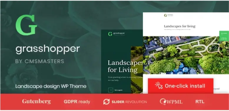 Grasshopper – Landscape Design and Gardening Services WP Theme Grasshopper – Landscape Design and Gardening Services WP Theme