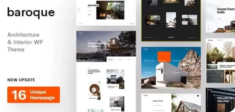 Baroque – Architecture & Interior WordPress Theme