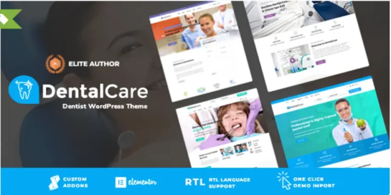 Dental Care – Dentist & Medical WordPress Theme