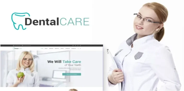 DentalCare – Dental Clinic WordPress Theme