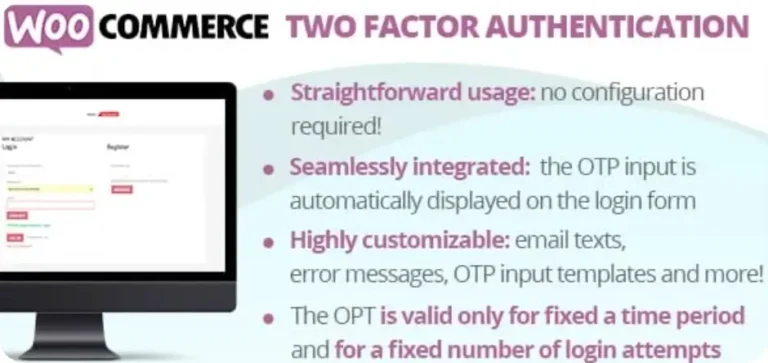 WooCommerce Two Factor Authentication