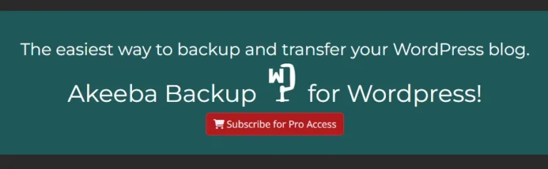 Akeeba Backup Pro