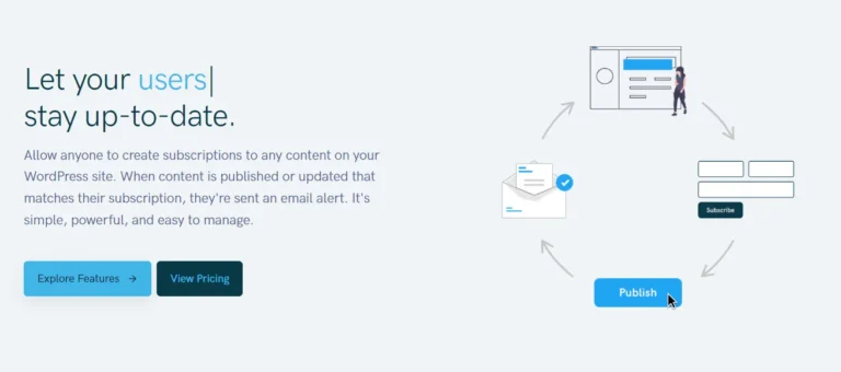 Content Notify - Content Subscription Forms and Email Alerts for WordPress
