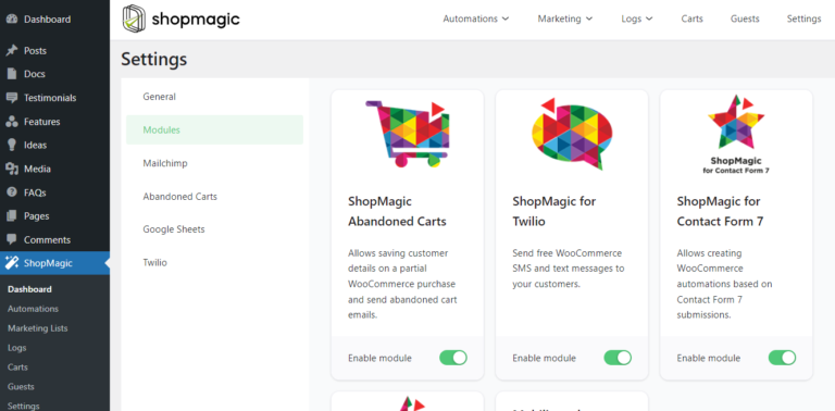 ShopMagic Abandoned Carts