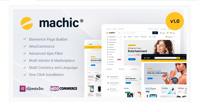 Machic – Electronics Store WooCommerce Theme Machic – Electronics Store WooCommerce Theme