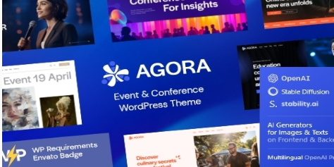 Agora — Event & Conference WordPress Theme Agora — Event & Conference WordPress Theme