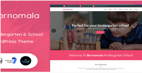 Bornomala – Kindergarten & School WordPress Theme