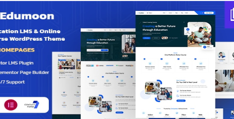 Edumoon – Education LMS WordPress Theme