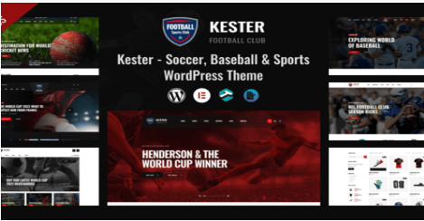 Kester – Soccer Club & Sports News WordPress Theme