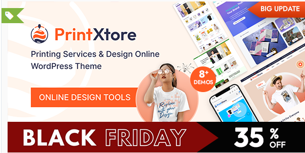 PrintXtore – Printing WordPress WooCommerce Theme PrintXtore – Printing WordPress WooCommerce Theme