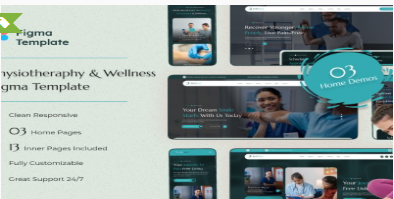 Physeo-Physiotherapy-Wellness-Figma-Template Physeo – Physiotherapy & Wellness Figma Template
